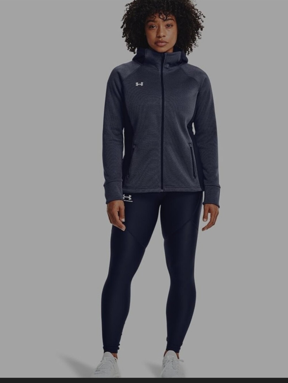 Under Armour Women's Storm Swacket Full-Zip Hooded Full Zip Jacket in Blue Sz. L